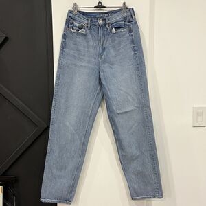 American Eagle Distressed Wide Leg Baggy Jeans Size 8 Regular